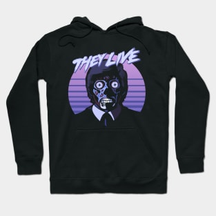 They Live! Obey, Consume, Buy, Sleep, No Thought and Watch TV. Hoodie